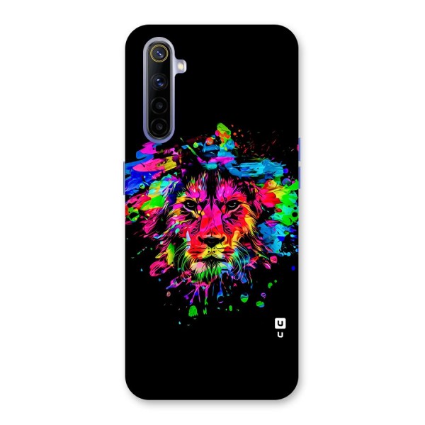 Artistic Lion Art Splash Back Case for Realme 6