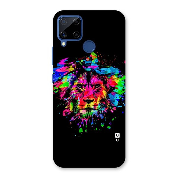 Artistic Lion Art Splash Back Case for Realme C12