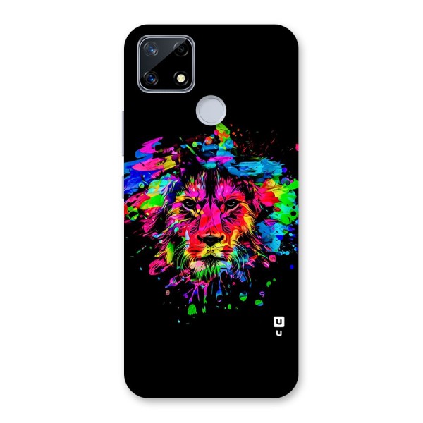 Artistic Lion Art Splash Back Case for Realme Narzo 20