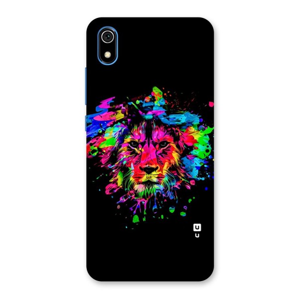 Artistic Lion Art Splash Back Case for Redmi 7A