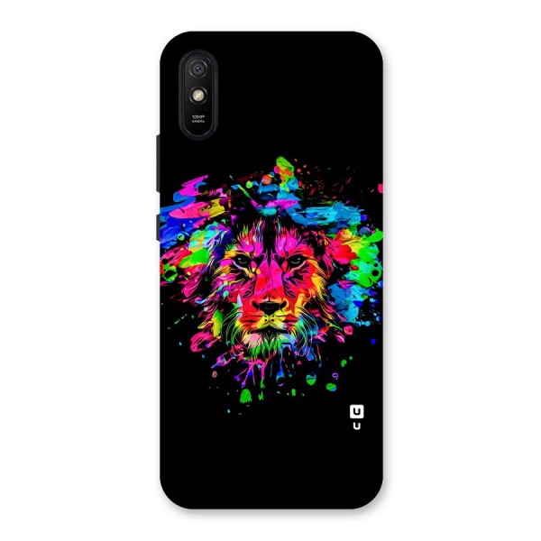 Artistic Lion Art Splash Back Case for Redmi 9A