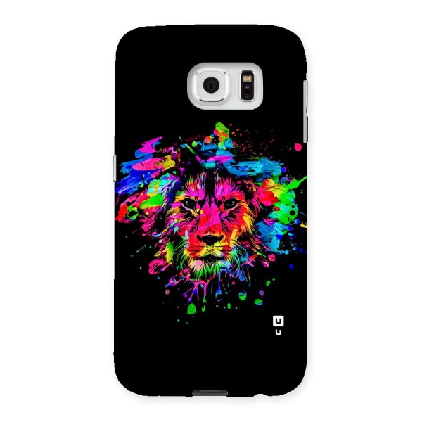 Artistic Lion Art Splash Back Case for Samsung Galaxy S6