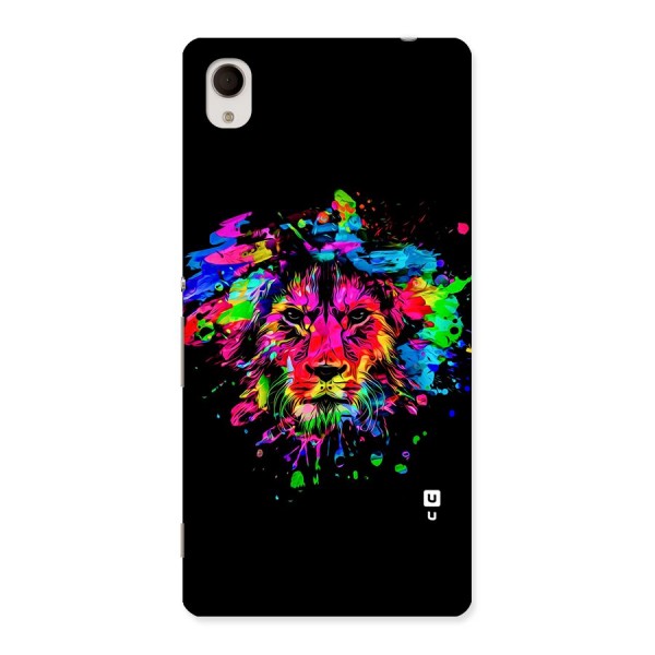 Artistic Lion Art Splash Back Case for Sony Xperia M4