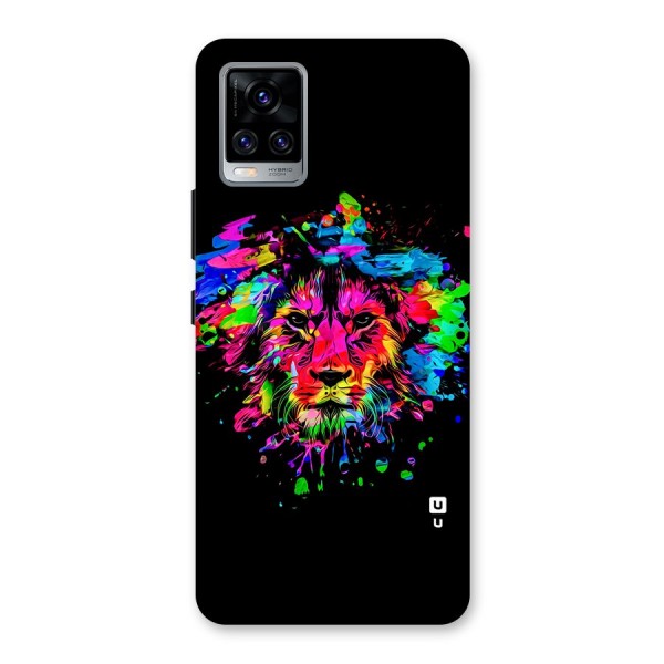 Artistic Lion Art Splash Back Case for Vivo V20 Pro