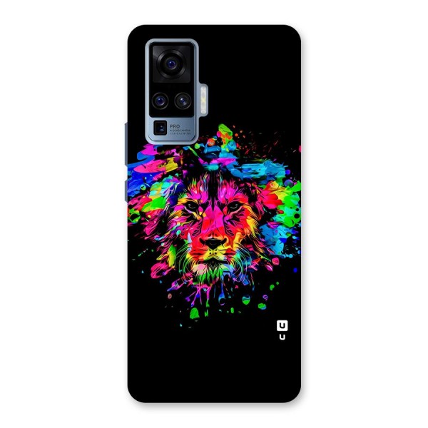 Artistic Lion Art Splash Back Case for Vivo X50 Pro