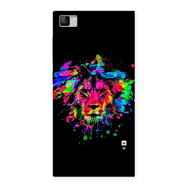 Artistic Lion Art Splash Back Case for Xiaomi Mi3