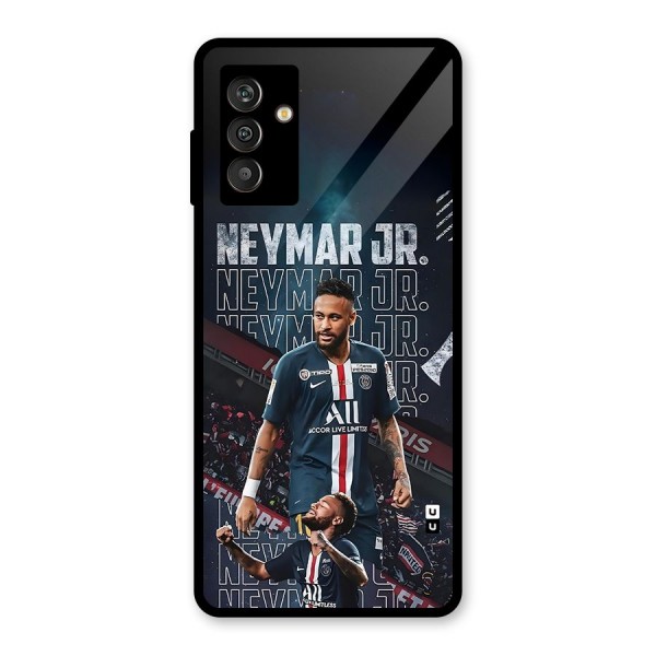 Artistic Striker Glass Back Case for Galaxy M13