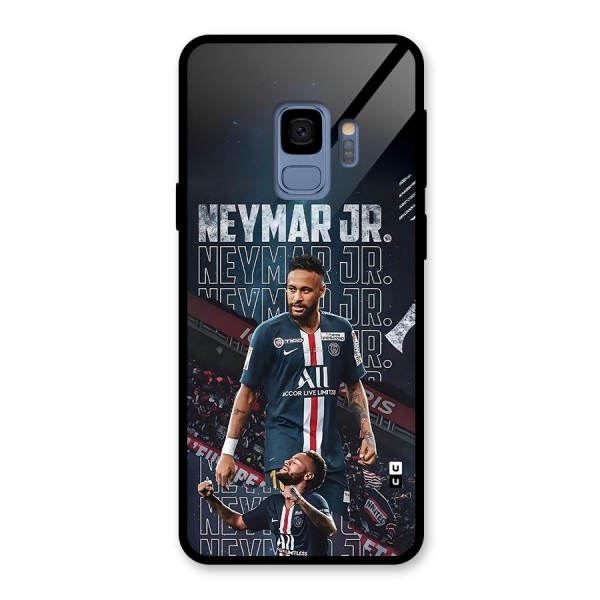 Artistic Striker Glass Back Case for Galaxy S9