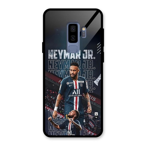 Artistic Striker Glass Back Case for Galaxy S9 Plus