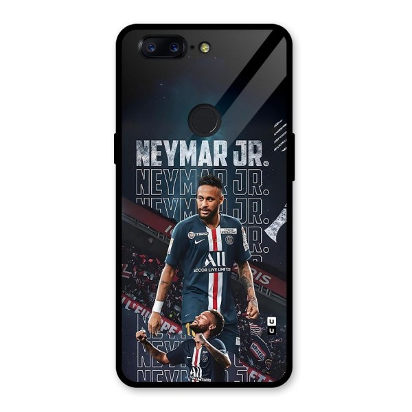 Artistic Striker Glass Back Case for OnePlus 5T