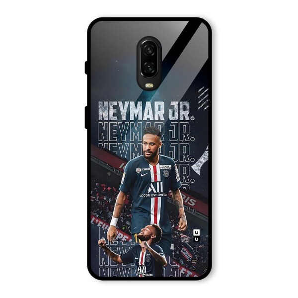 Artistic Striker Glass Back Case for OnePlus 6T