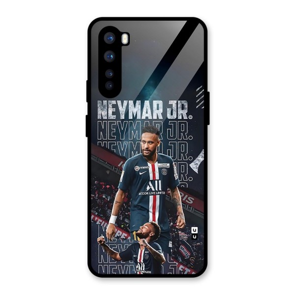 Artistic Striker Glass Back Case for OnePlus Nord