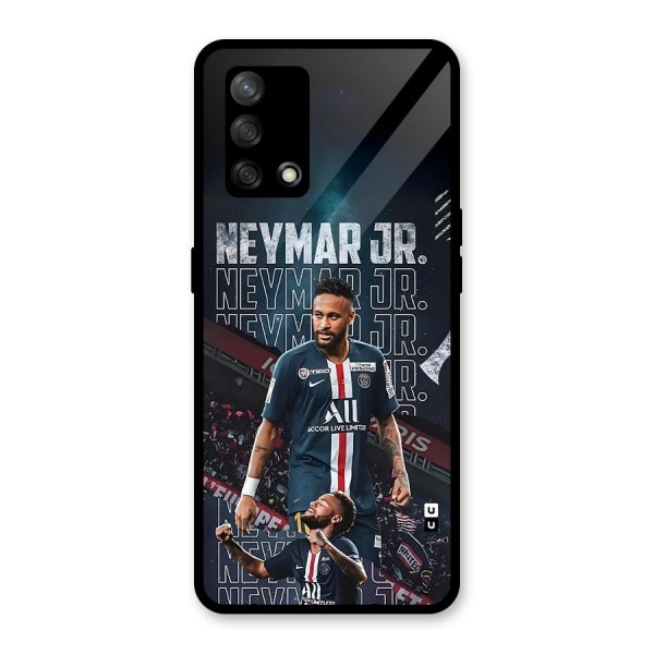 Artistic Striker Glass Back Case for Oppo F19