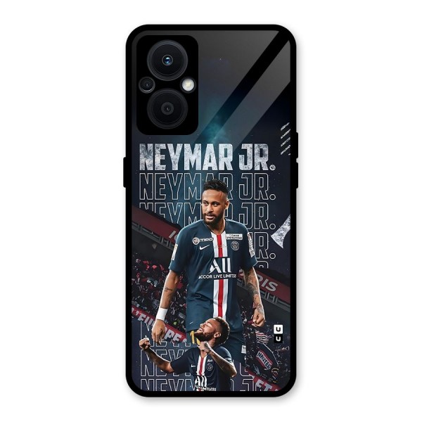 Artistic Striker Glass Back Case for Oppo F21s Pro 5G