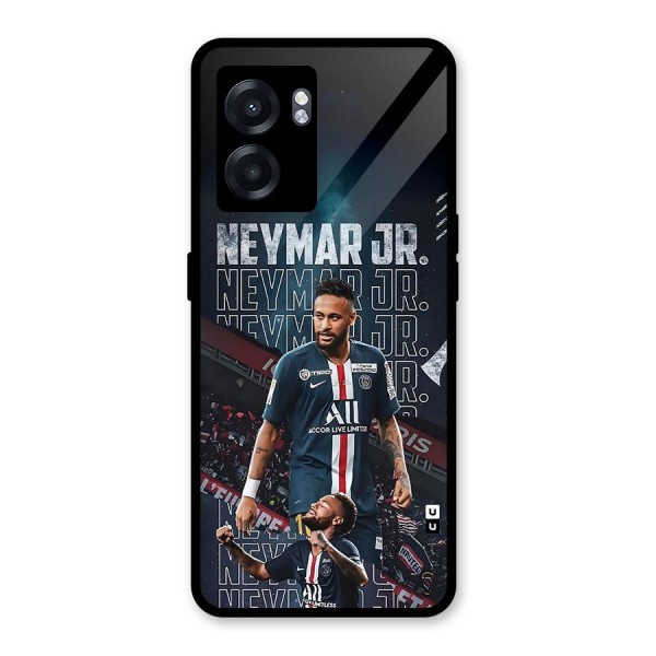 Artistic Striker Glass Back Case for Oppo K10 (5G)