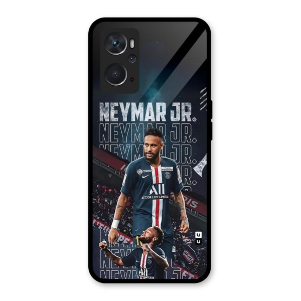 Artistic Striker Glass Back Case for Oppo K10 4G