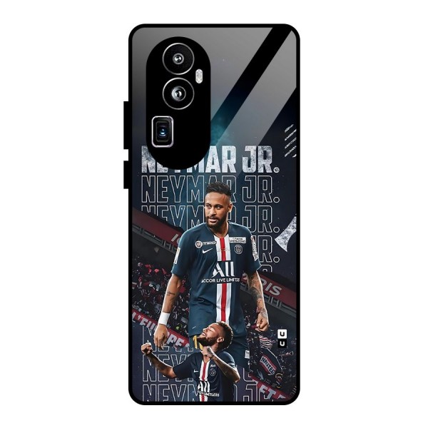 Artistic Striker Glass Back Case for Oppo Reno10 Pro Plus