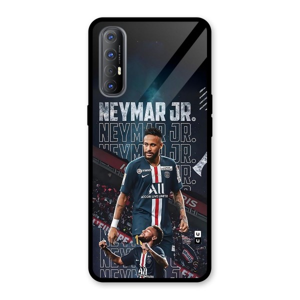 Artistic Striker Glass Back Case for Oppo Reno3 Pro