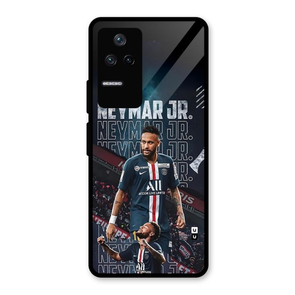 Artistic Striker Glass Back Case for Poco F4 5G