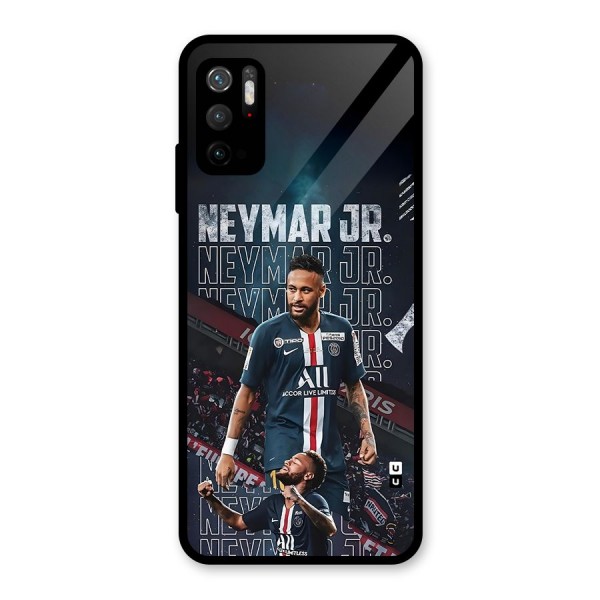 Artistic Striker Glass Back Case for Poco M3 Pro 5G