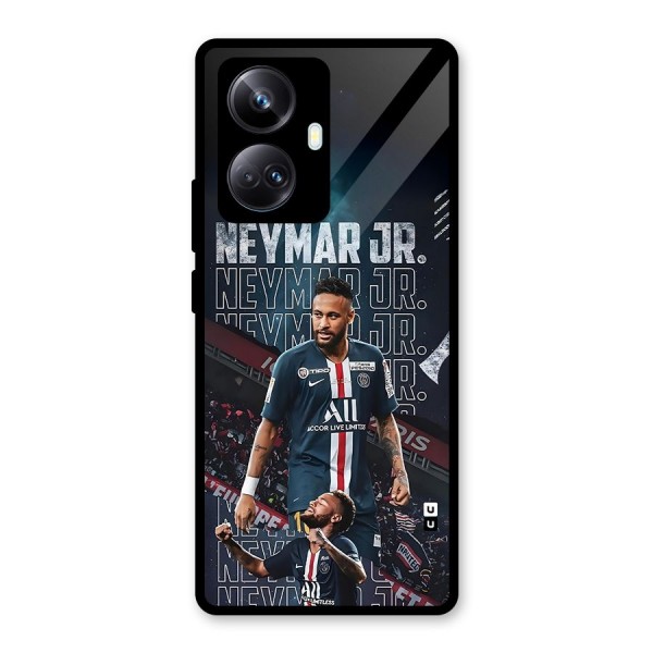 Artistic Striker Glass Back Case for Realme 10 Pro Plus