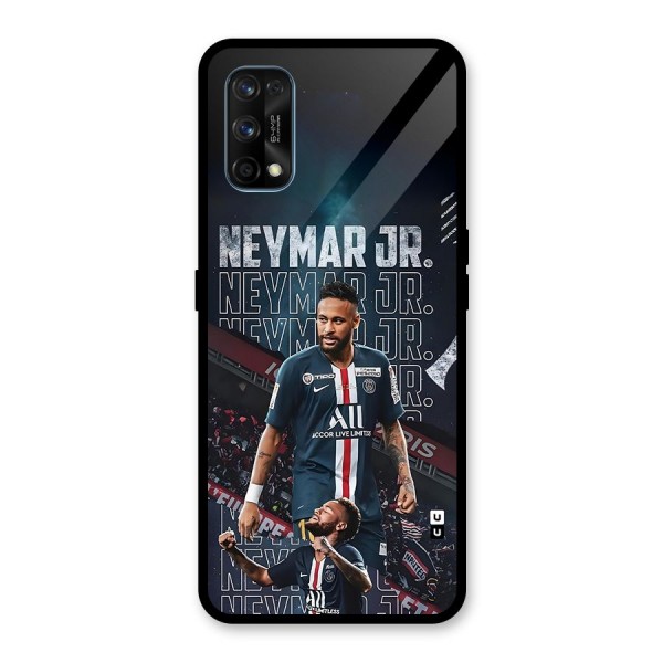 Artistic Striker Glass Back Case for Realme 7 Pro