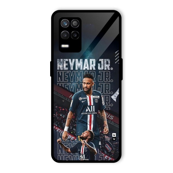 Artistic Striker Glass Back Case for Realme 8s 5G