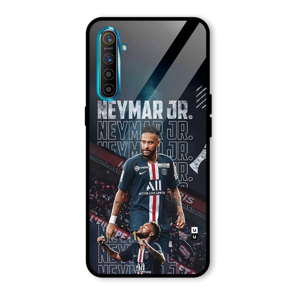 Artistic Striker Glass Back Case for Realme X2