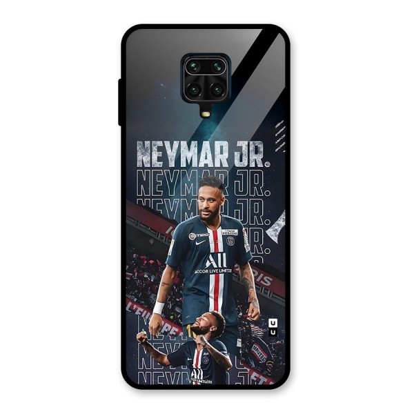 Artistic Striker Glass Back Case for Redmi Note 10 Lite