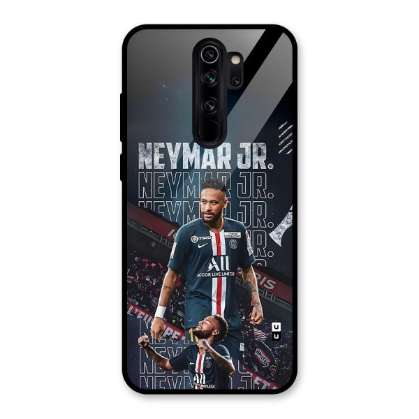 Artistic Striker Glass Back Case for Redmi Note 8 Pro