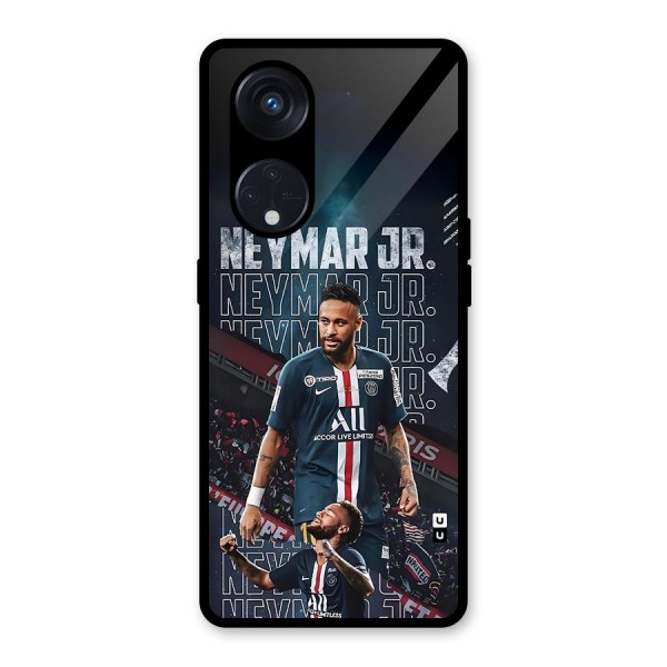 Artistic Striker Glass Back Case for Reno8 T 5G