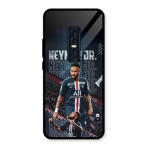 Artistic Striker Glass Back Case for Vivo V17 Pro