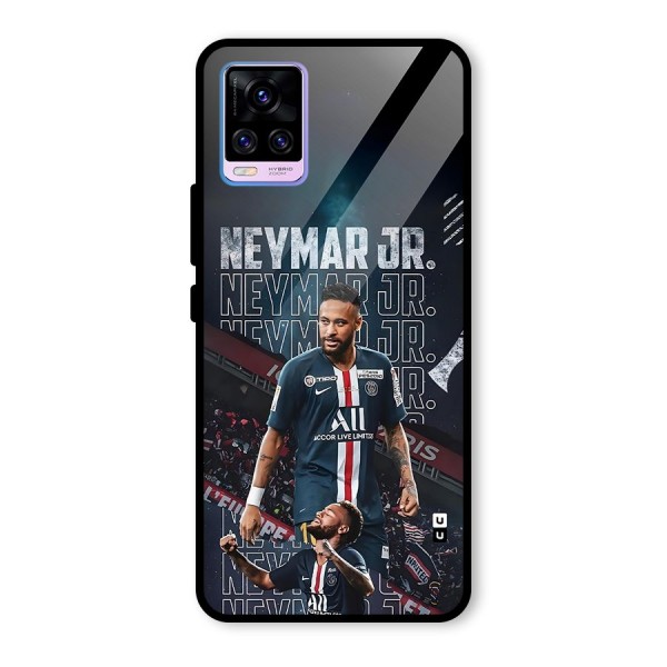 Artistic Striker Glass Back Case for Vivo V20 Pro