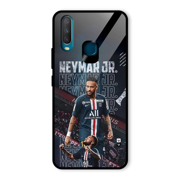 Artistic Striker Glass Back Case for Vivo Y12