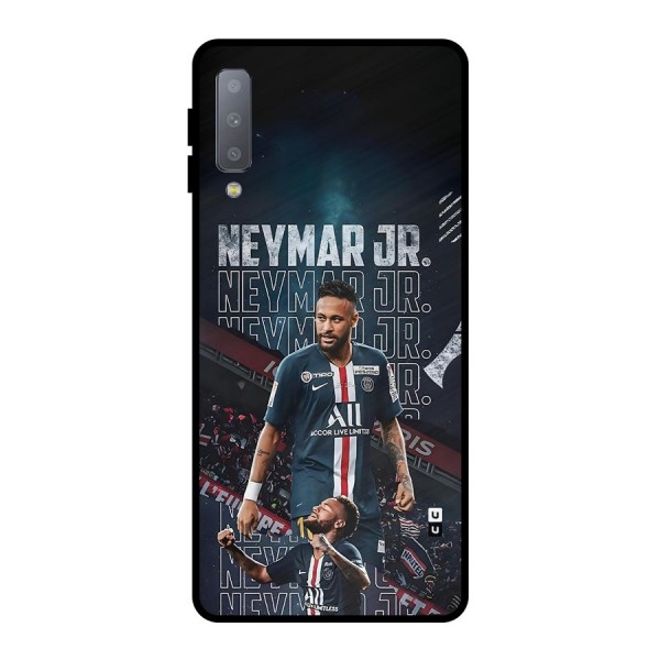 Artistic Striker Metal Back Case for Galaxy A7 (2018)