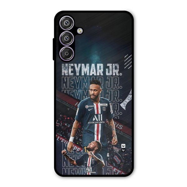 Artistic Striker Metal Back Case for Galaxy F15