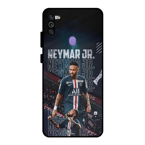 Artistic Striker Metal Back Case for Galaxy M11