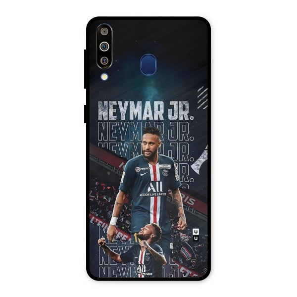 Artistic Striker Metal Back Case for Galaxy M30