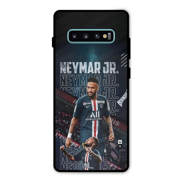 Artistic Striker Metal Back Case for Galaxy S10 Plus