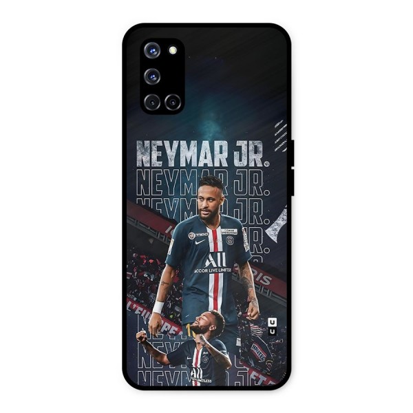 Artistic Striker Metal Back Case for Oppo A52