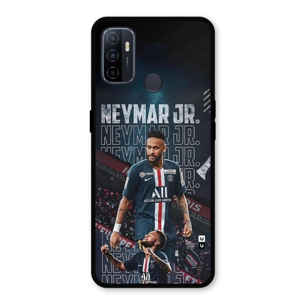 Artistic Striker Metal Back Case for Oppo A53