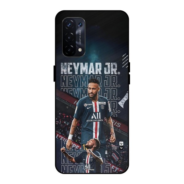 Artistic Striker Metal Back Case for Oppo A74 5G