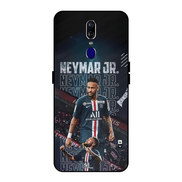 Artistic Striker Metal Back Case for Oppo F11