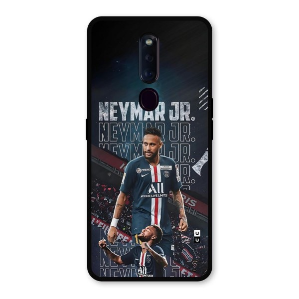 Artistic Striker Metal Back Case for Oppo F11 Pro