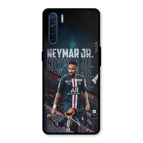 Artistic Striker Metal Back Case for Oppo F15