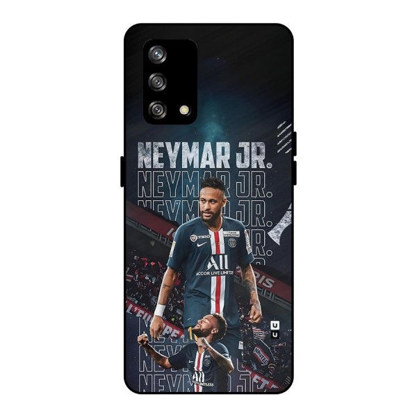 Artistic Striker Metal Back Case for Oppo F19