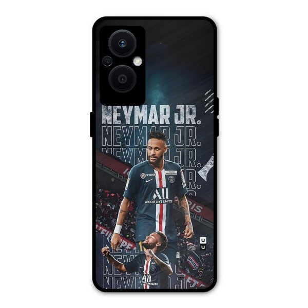 Artistic Striker Metal Back Case for Oppo F21s Pro 5G