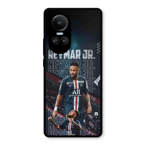 Artistic Striker Metal Back Case for Oppo Reno10 Pro