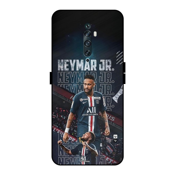 Artistic Striker Metal Back Case for Oppo Reno2 F