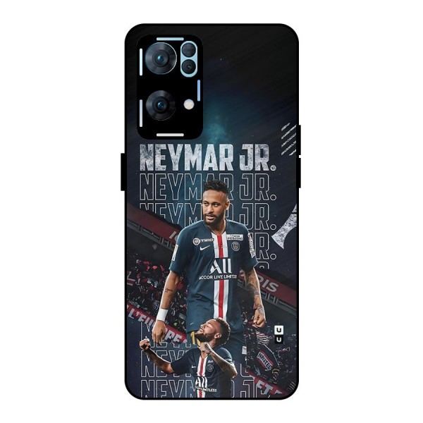 Artistic Striker Metal Back Case for Oppo Reno7 Pro 5G